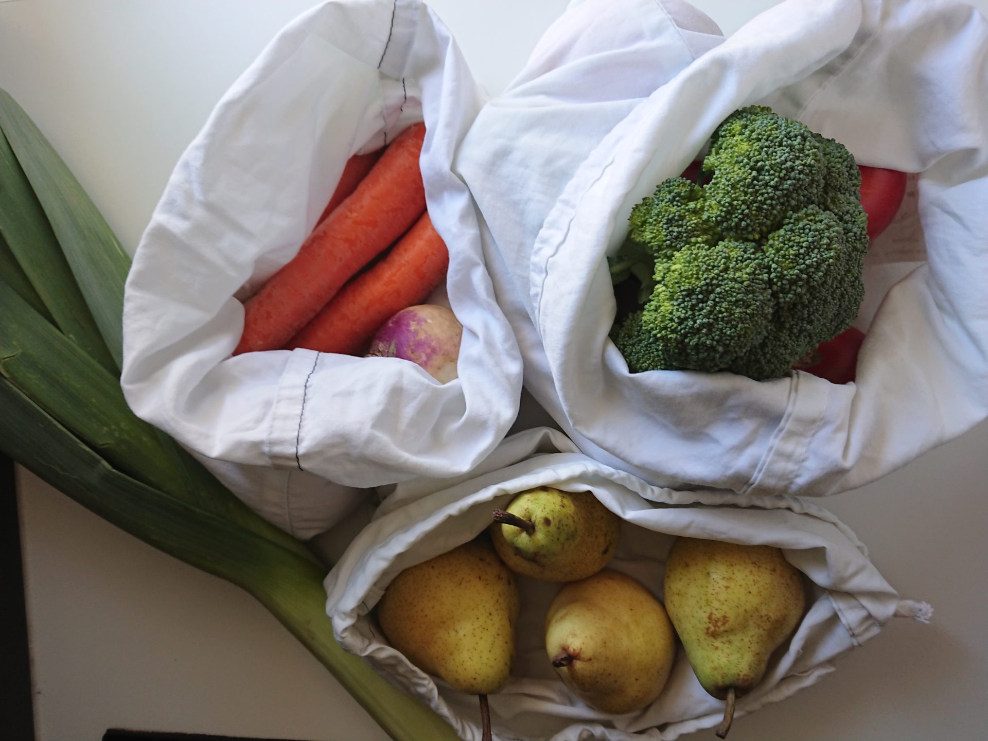 Sac en cheap tissu legumes